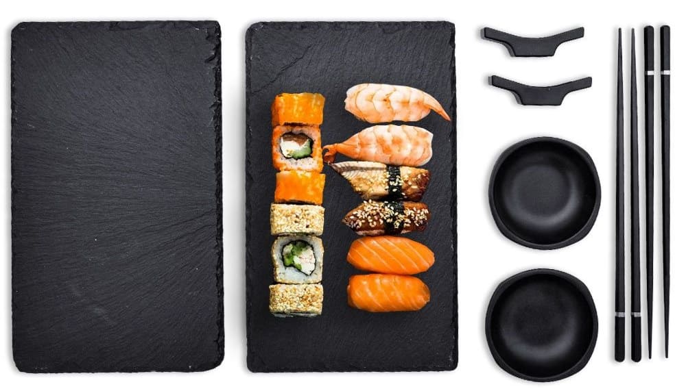 Sushi-Servierset zum Zubereiten für 2 Personen