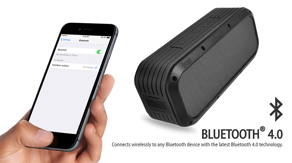 voombox Außen bluetooth beweglicher Lautsprecher