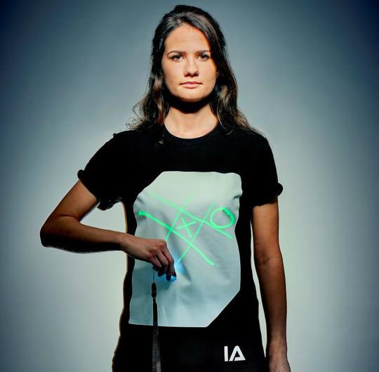 interaktives Laser-T-Shirt